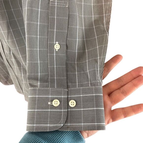 Brooks Brothers 1818 Regent Non Iron All Cotton Button Front Shirt Size 15.5-4/5 - Picture 2 of 6